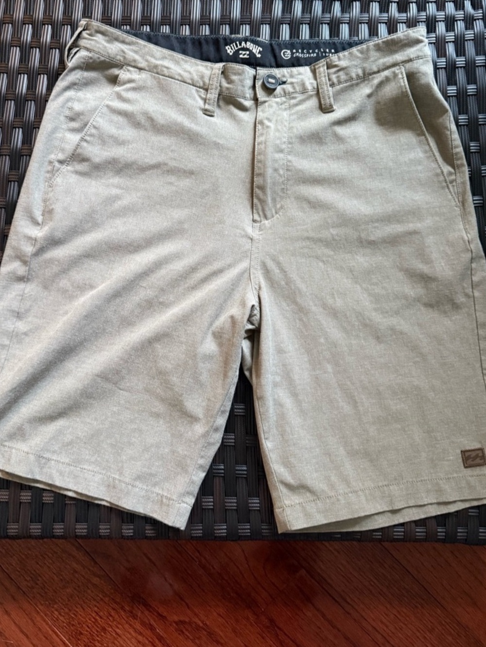 MENS Billabong Crossfire Submersible Hybrid Shorts Beige Waist 32